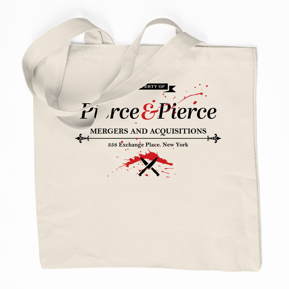Pierce And Pierce Organic Premium Cotton Tote Bag Retro D227