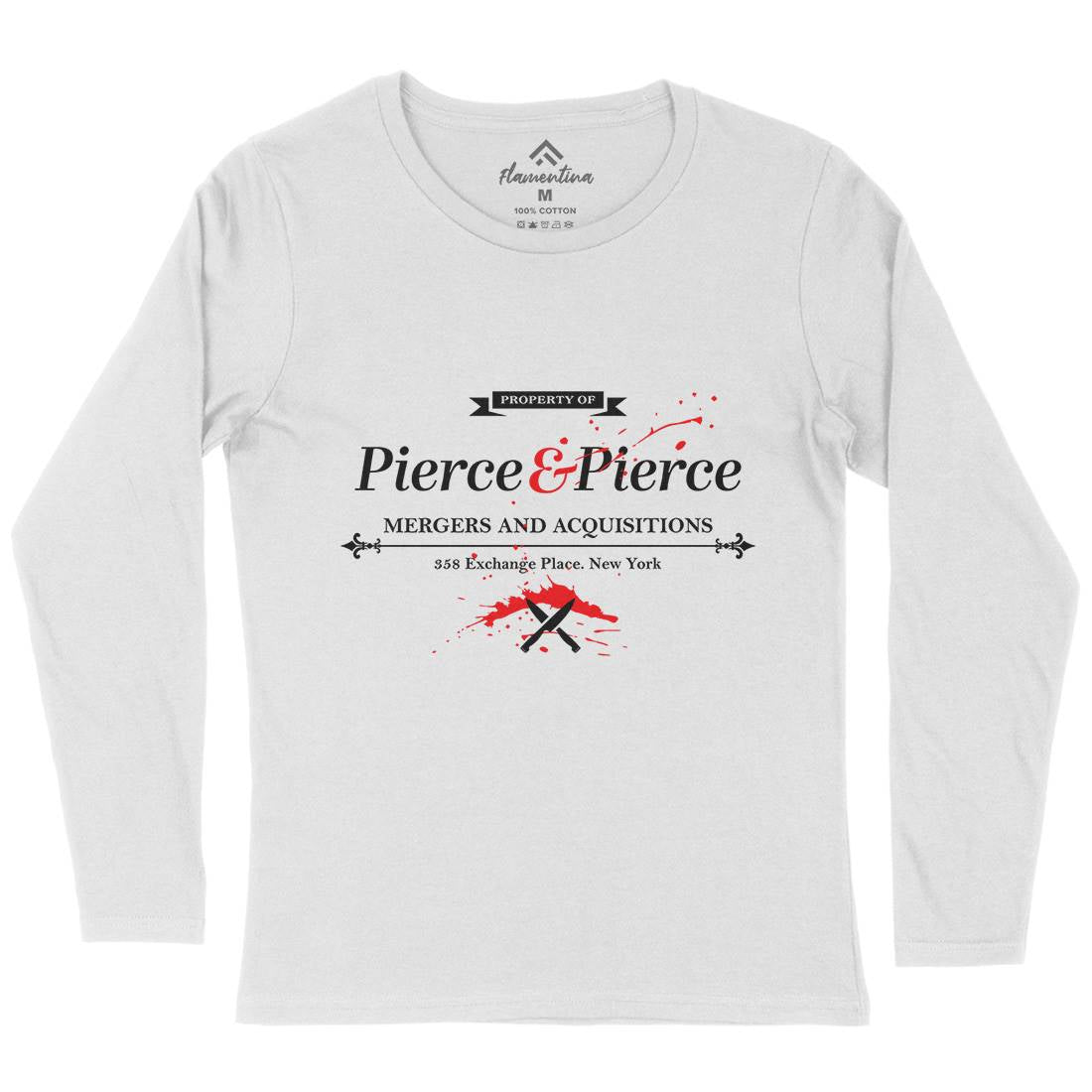 Pierce And Pierce Womens Long Sleeve T-Shirt Retro D227