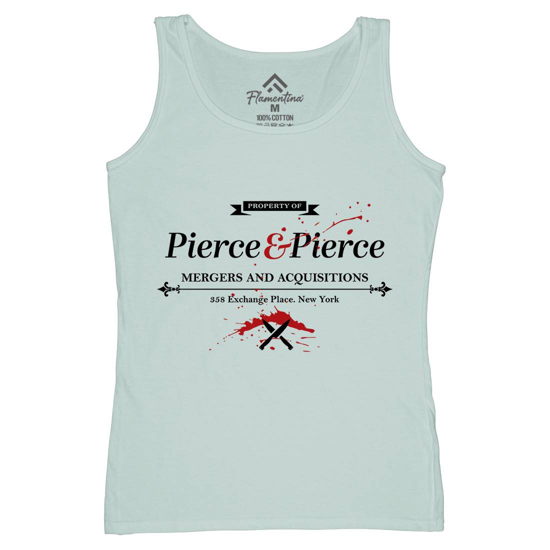 Pierce And Pierce Womens Organic Tank Top Vest Retro D227