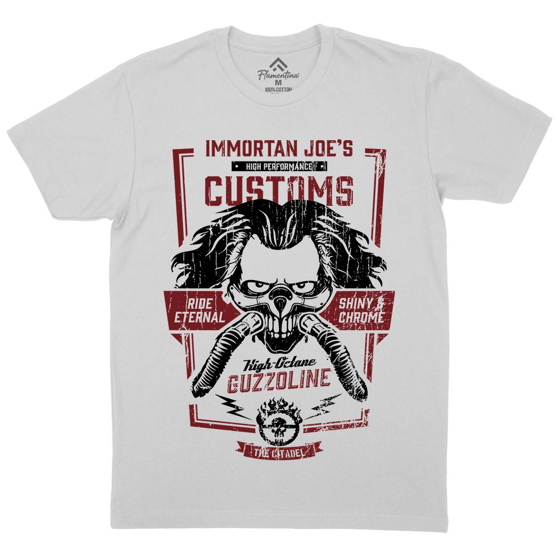 Joes Custom Mens Crew Neck T-Shirt Motorcycles D228