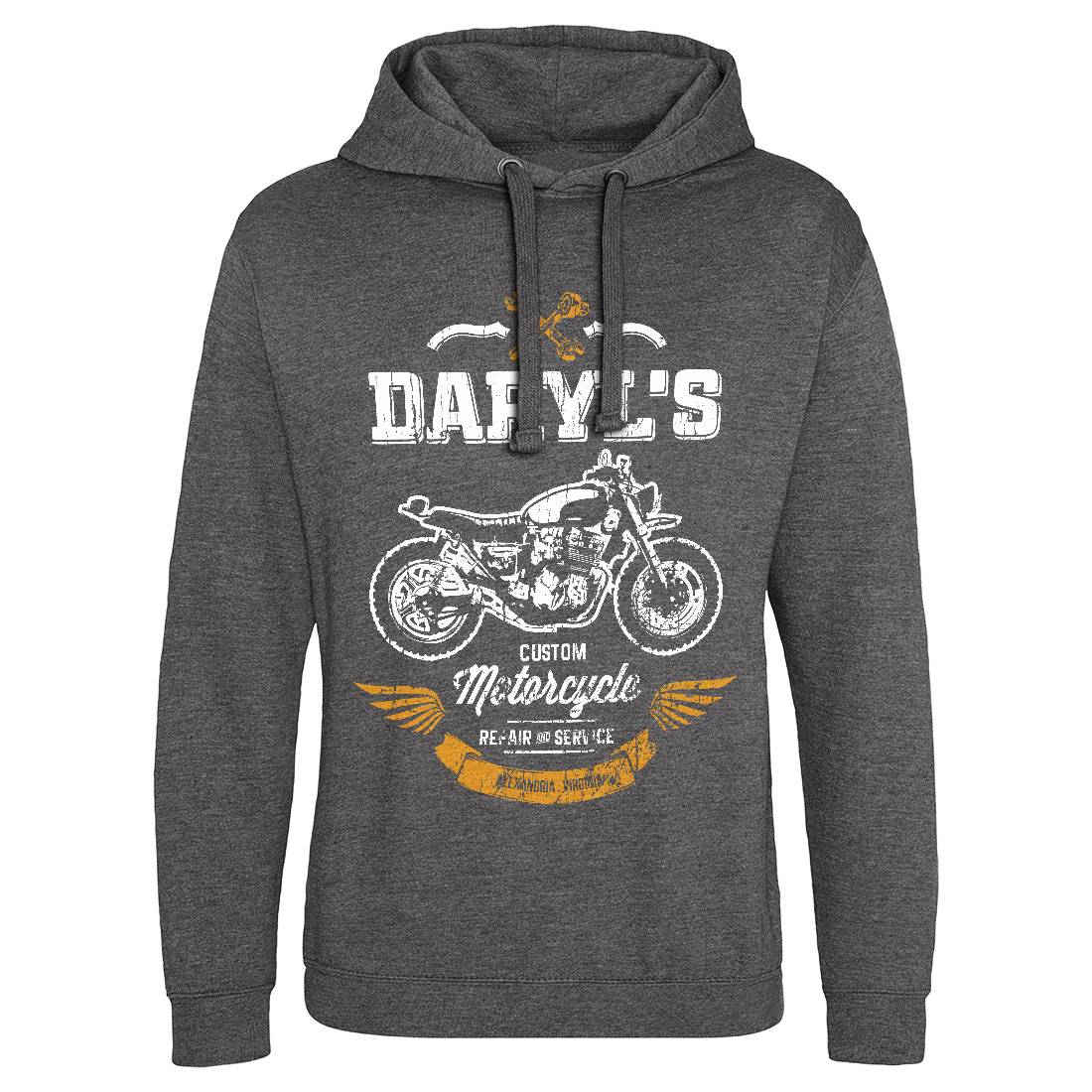 Daryls Custom Mens Hoodie Without Pocket Motorcycles D229