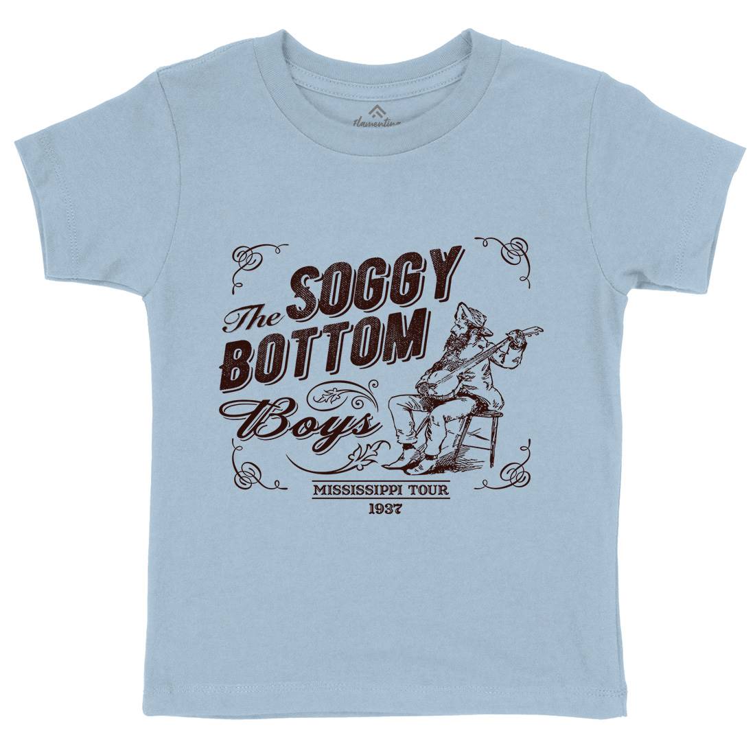 Soggy Bottom Boys Kids Crew Neck T-Shirt Music D230