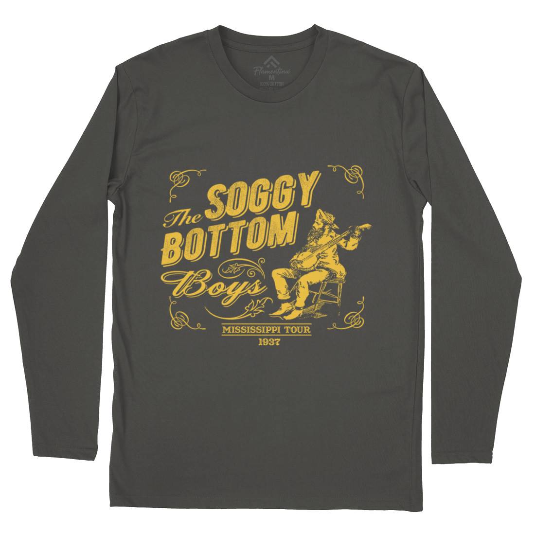 Soggy Bottom Boys Mens Long Sleeve T-Shirt Music D230