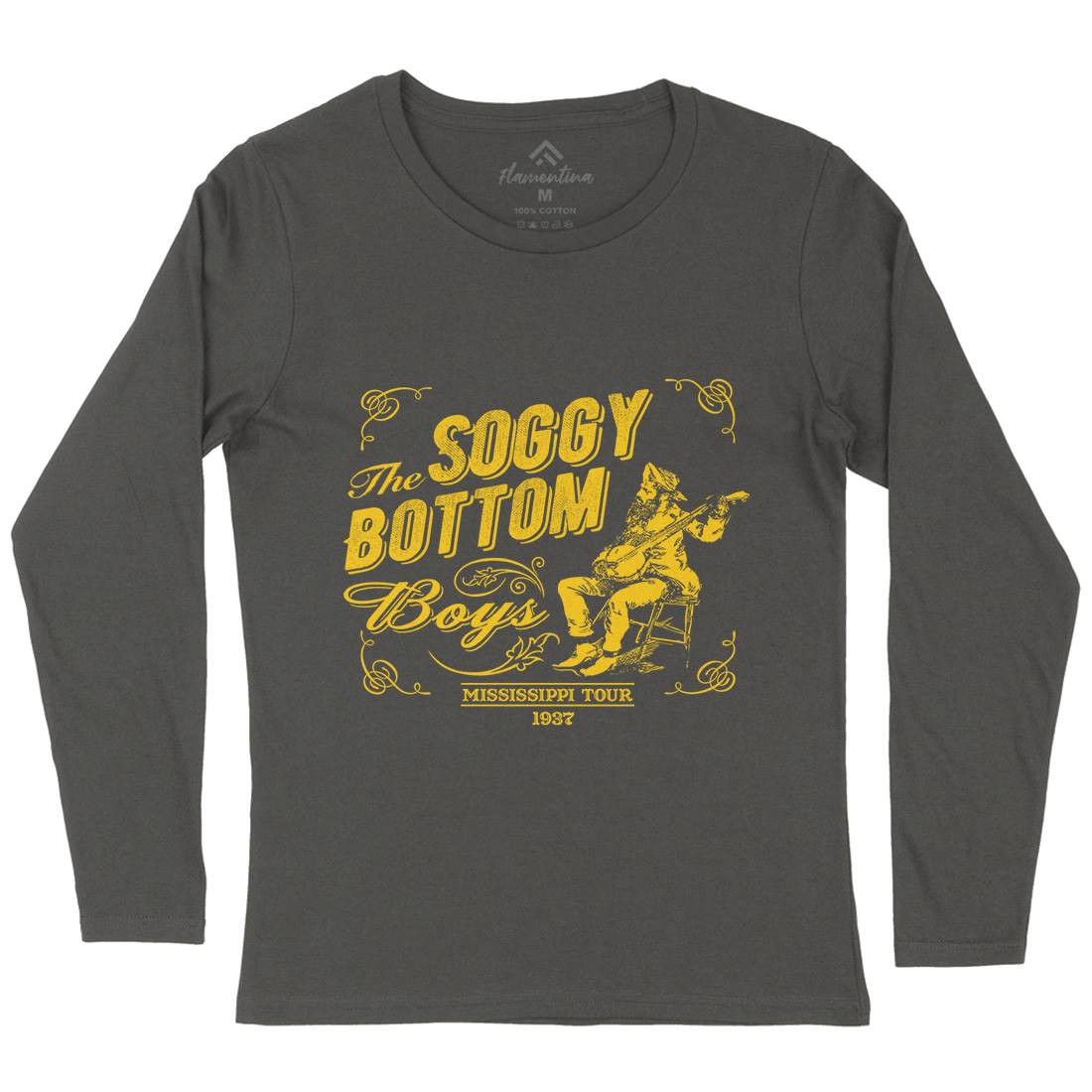 Soggy Bottom Boys Womens Long Sleeve T-Shirt Music D230