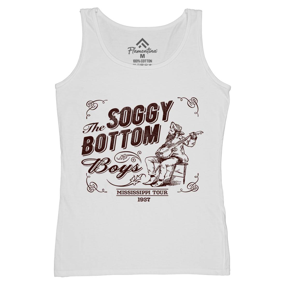 Soggy Bottom Boys Womens Organic Tank Top Vest Music D230