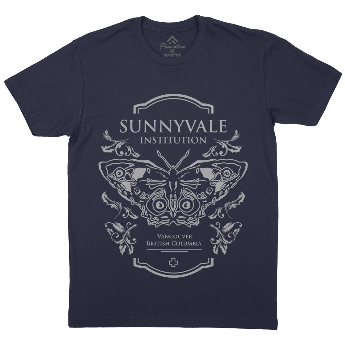 Sunnyvale Institution Mens Organic Crew Neck T-Shirt Space D232
