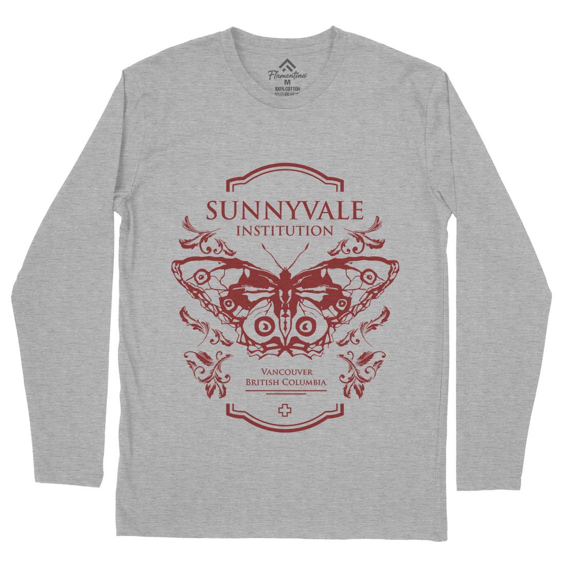 Sunnyvale Institution Mens Long Sleeve T-Shirt Space D232