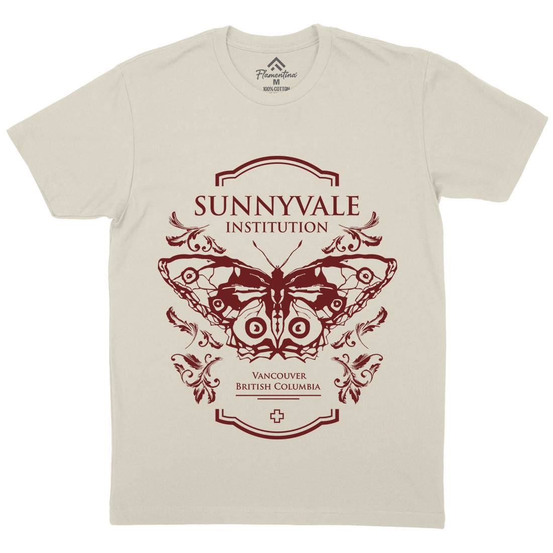 Sunnyvale Institution Mens Organic Crew Neck T-Shirt Space D232