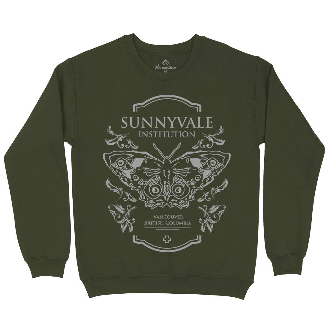 Sunnyvale Institution Mens Crew Neck Sweatshirt Space D232