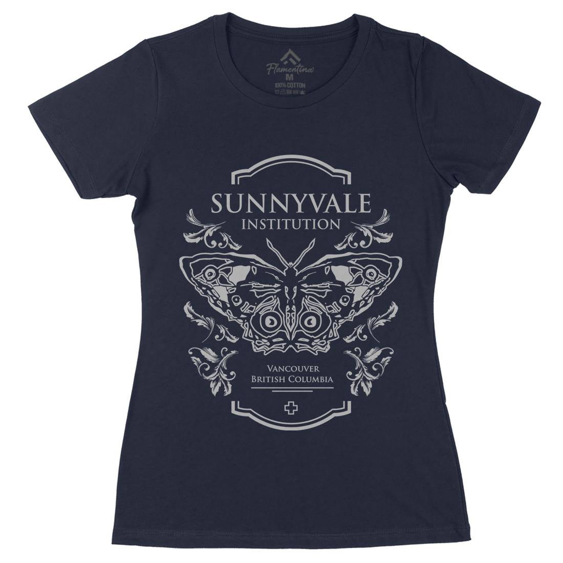 Sunnyvale Institution Womens Organic Crew Neck T-Shirt Space D232