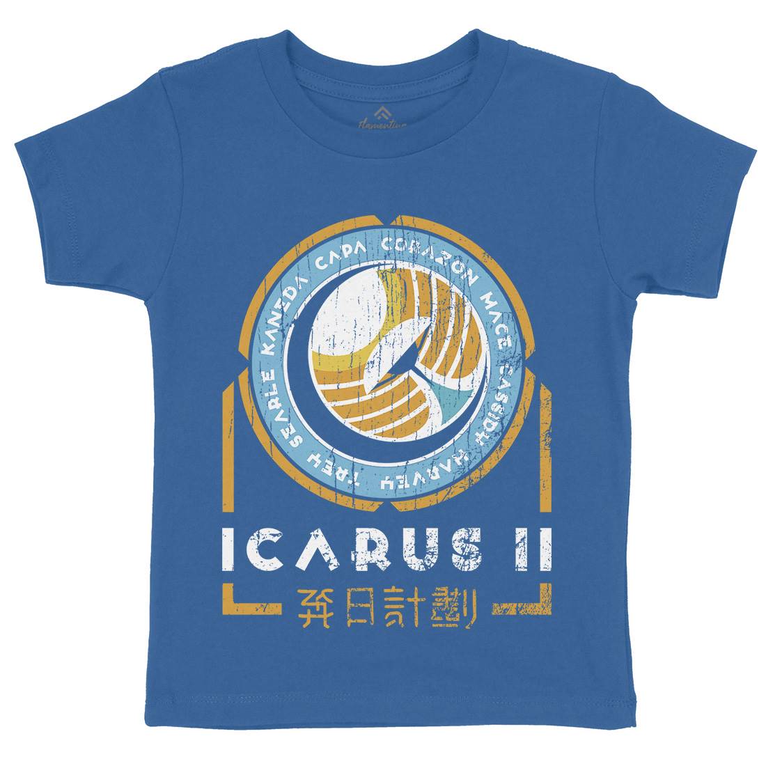 Icarus Ii Kids Crew Neck T-Shirt Space D233