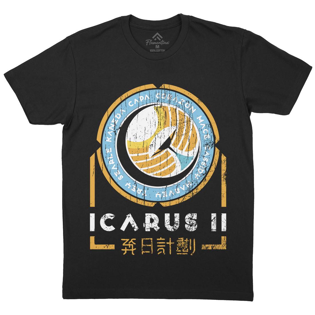 Icarus Ii Mens Crew Neck T-Shirt Space D233