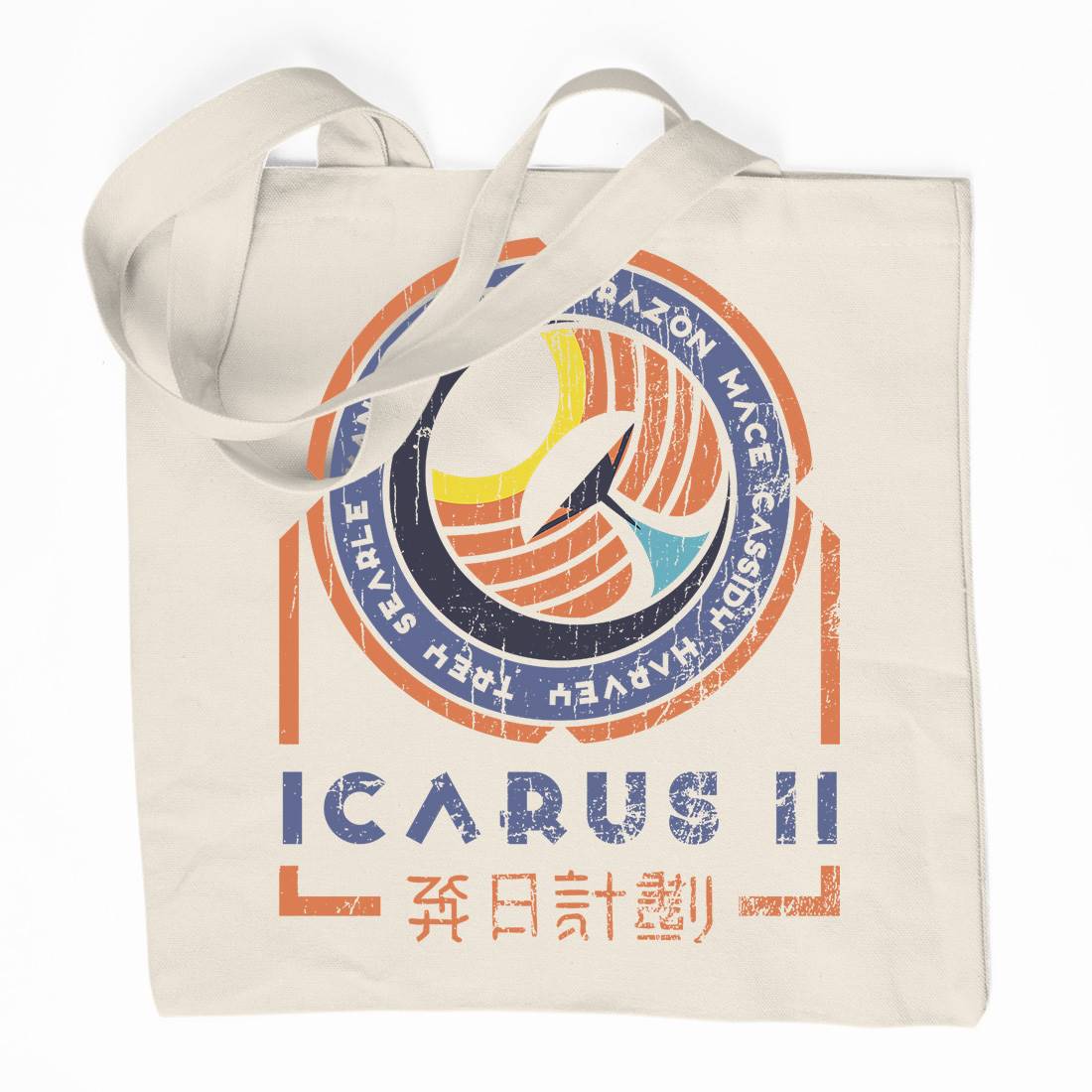 Icarus Ii Organic Premium Cotton Tote Bag Space D233