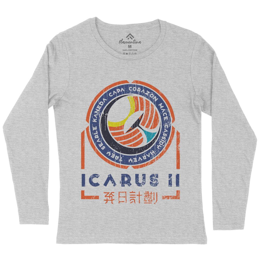 Icarus Ii Womens Long Sleeve T-Shirt Space D233