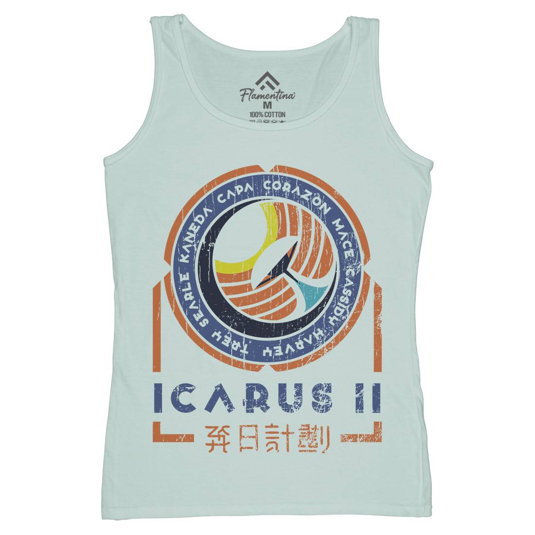Icarus Ii Womens Organic Tank Top Vest Space D233