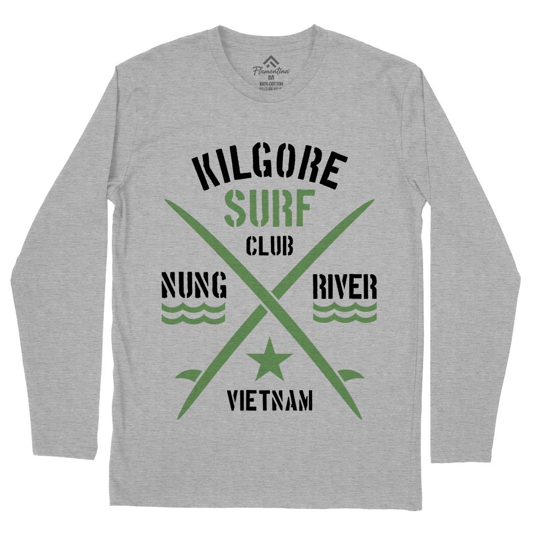 Kilgore Club Mens Long Sleeve T-Shirt Surf D234