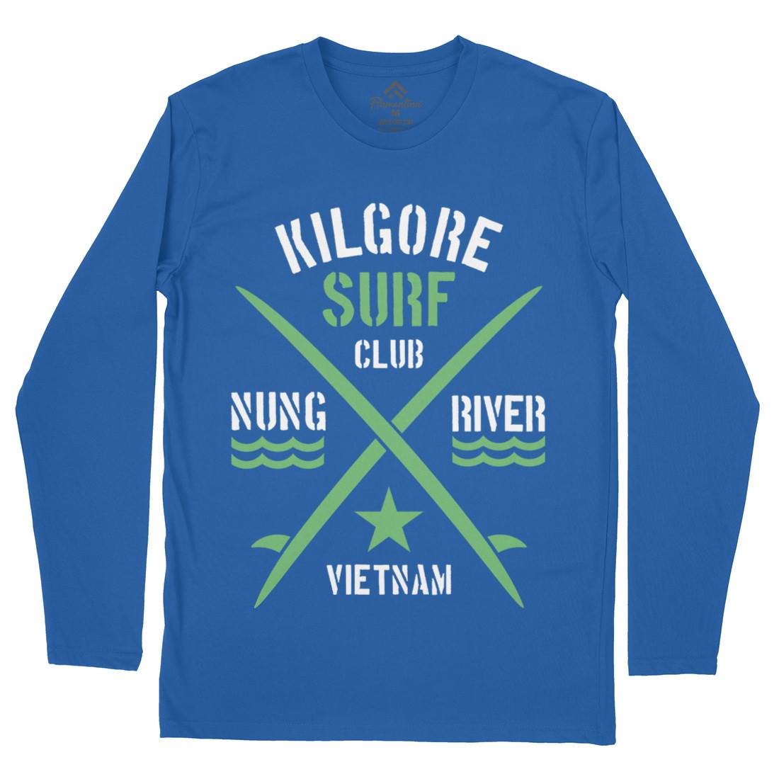 Kilgore Club Mens Long Sleeve T-Shirt Surf D234