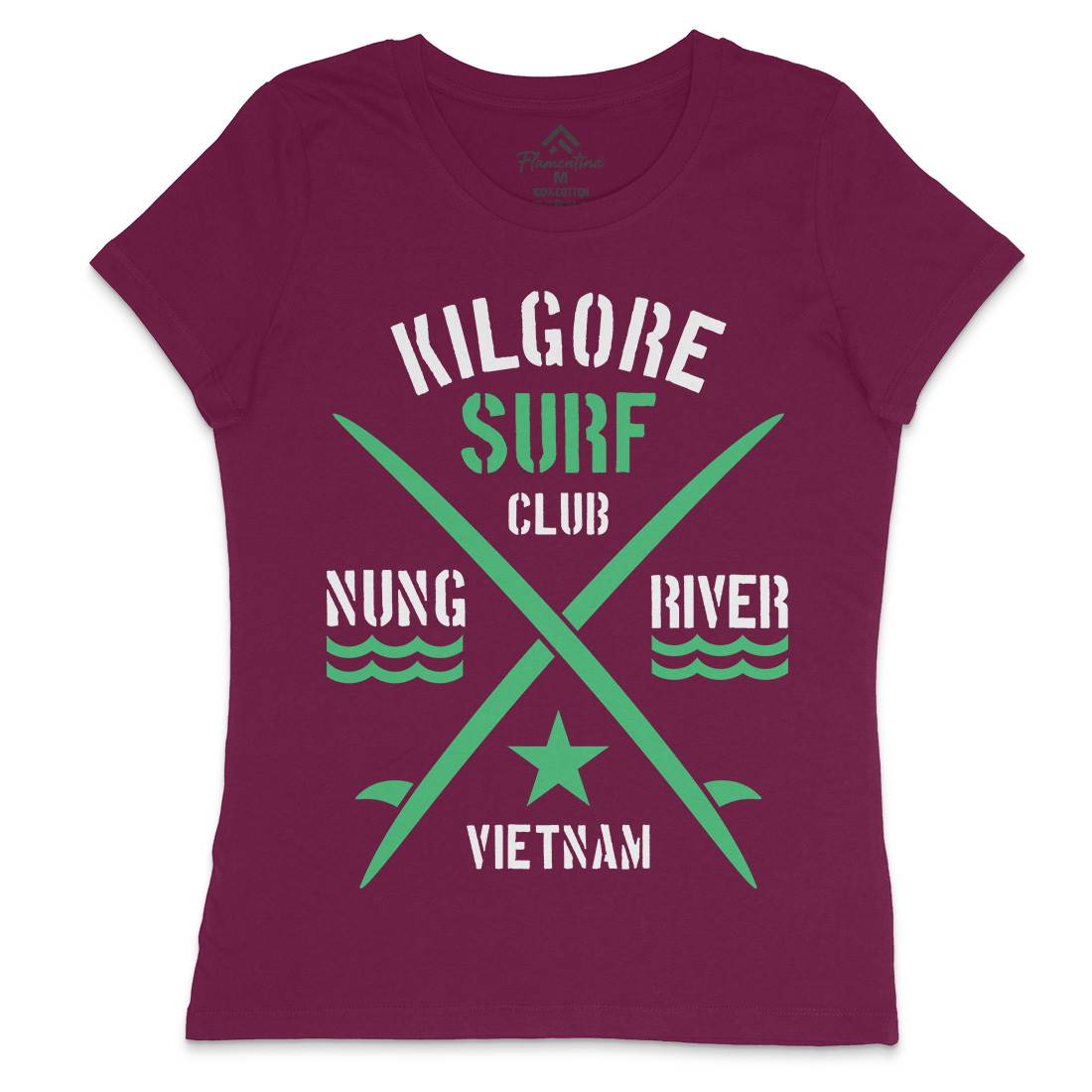 Kilgore Club Womens Crew Neck T-Shirt Surf D234
