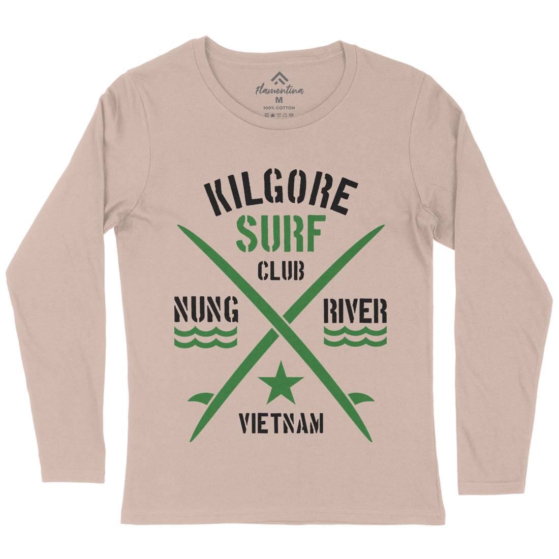 Kilgore Club Womens Long Sleeve T-Shirt Surf D234