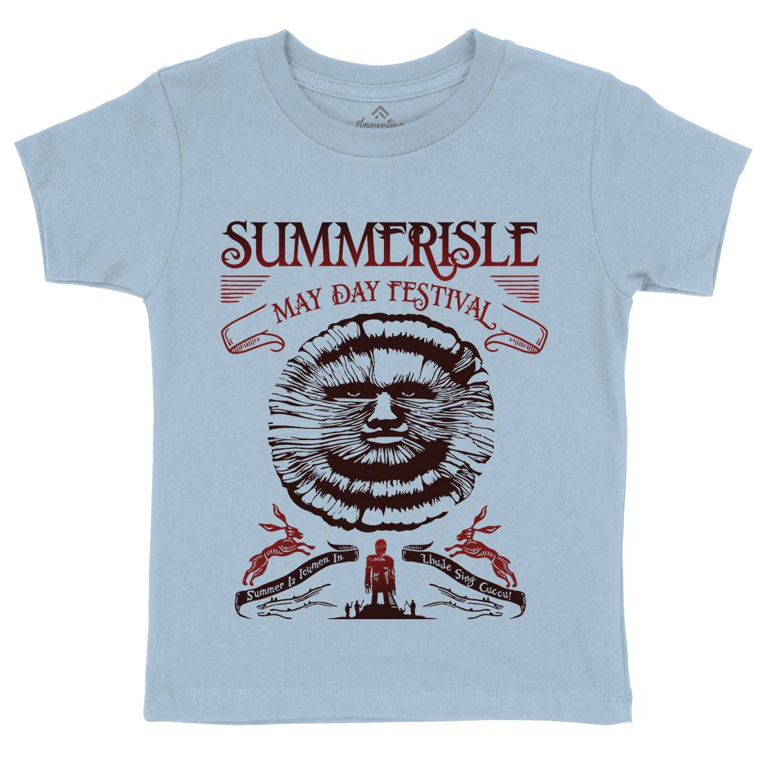 Summerisle Festival Kids Crew Neck T-Shirt Horror D236