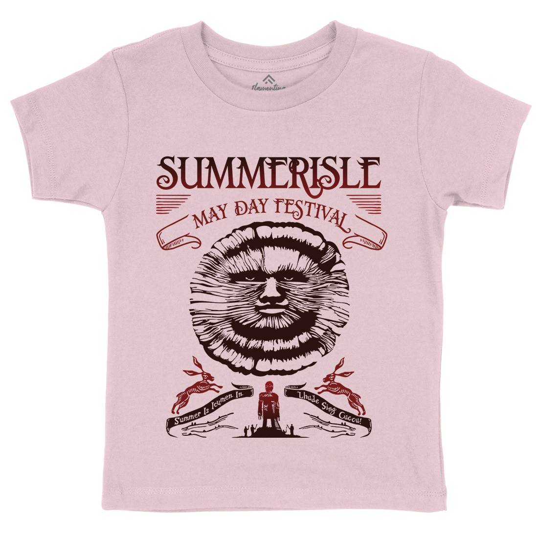 Summerisle Festival Kids Crew Neck T-Shirt Horror D236