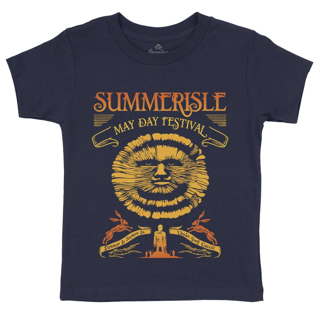 Summerisle Festival Kids Crew Neck T-Shirt Horror D236