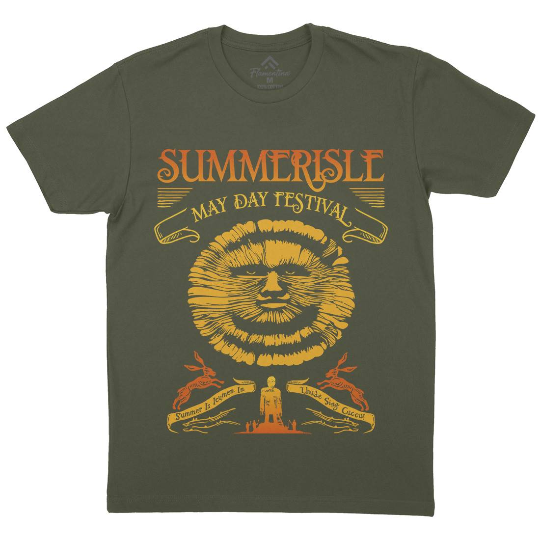 Summerisle Festival Mens Crew Neck T-Shirt Horror D236