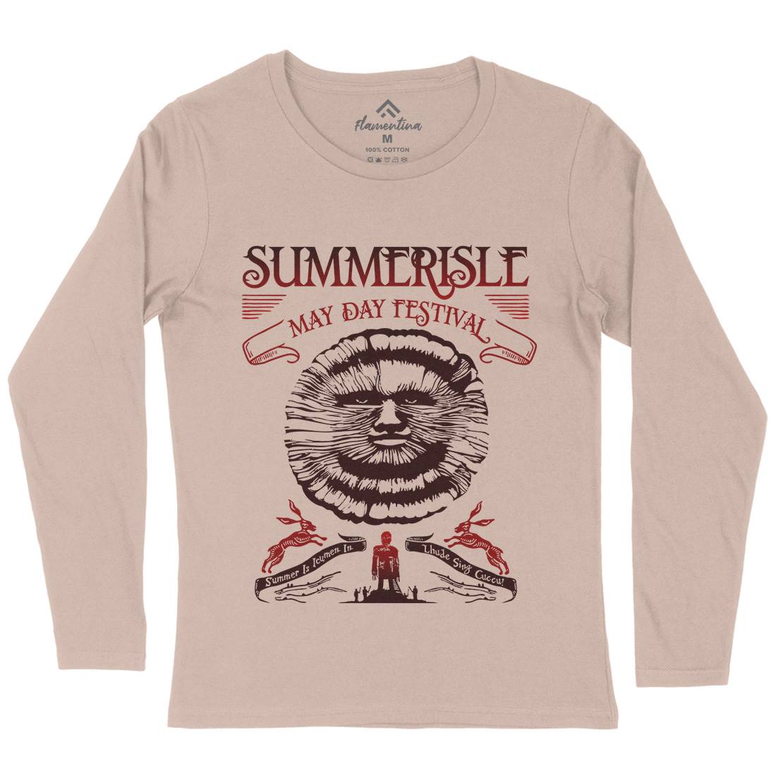Summerisle Festival Womens Long Sleeve T-Shirt Horror D236