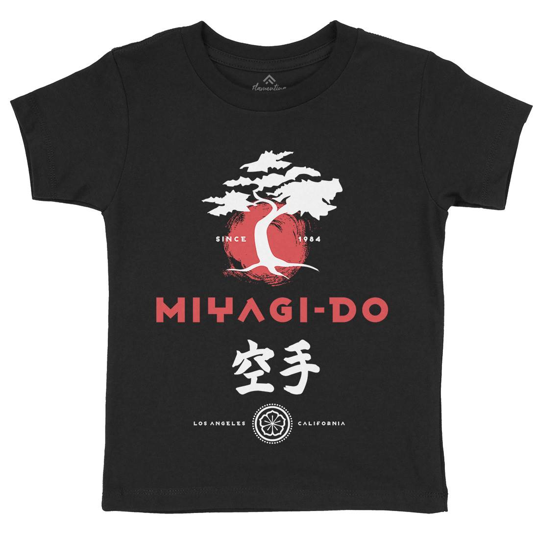 Miyagi Do Karate Kids Organic Crew Neck T-Shirt Sport D237