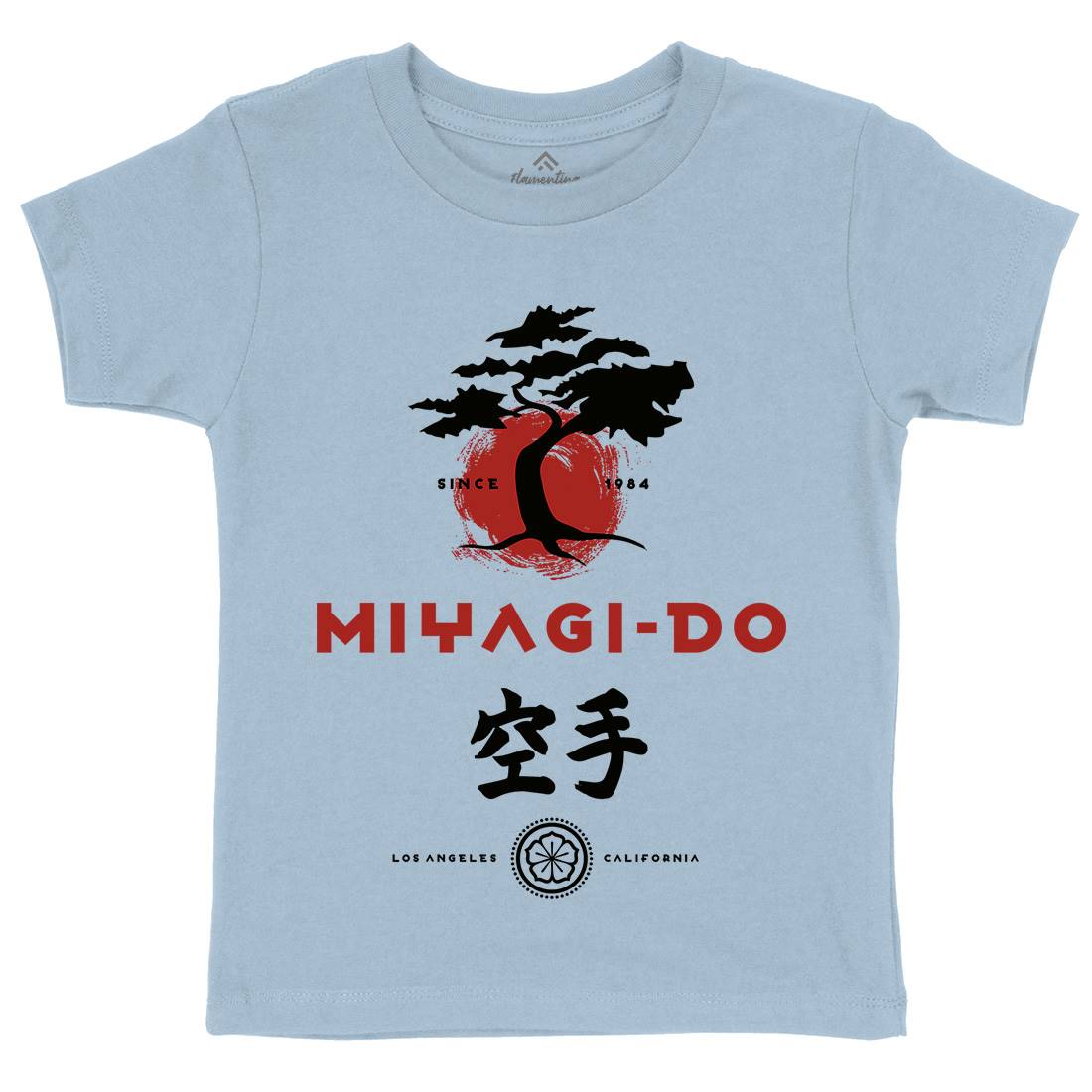 Miyagi Do Karate Kids Organic Crew Neck T-Shirt Sport D237