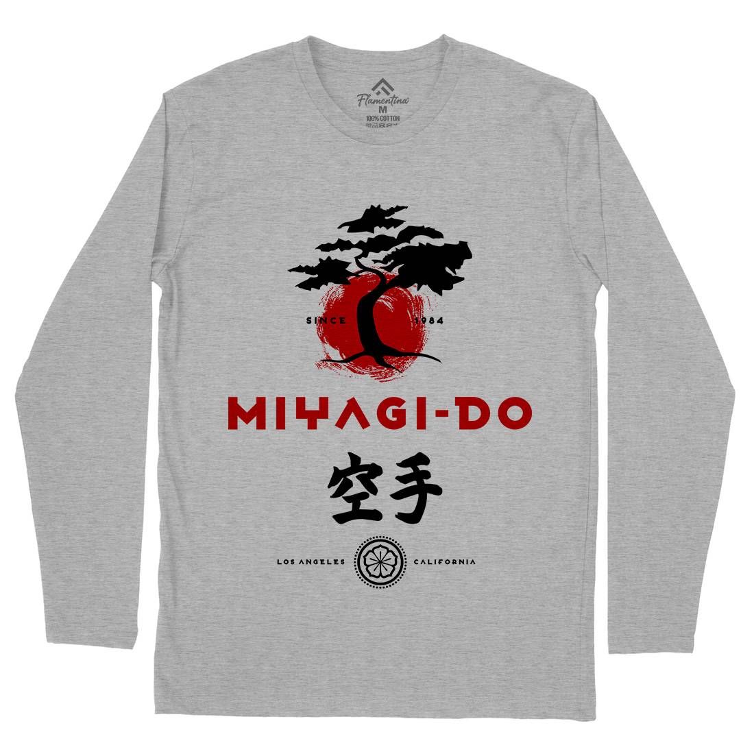 Miyagi Do Karate Mens Long Sleeve T-Shirt Sport D237