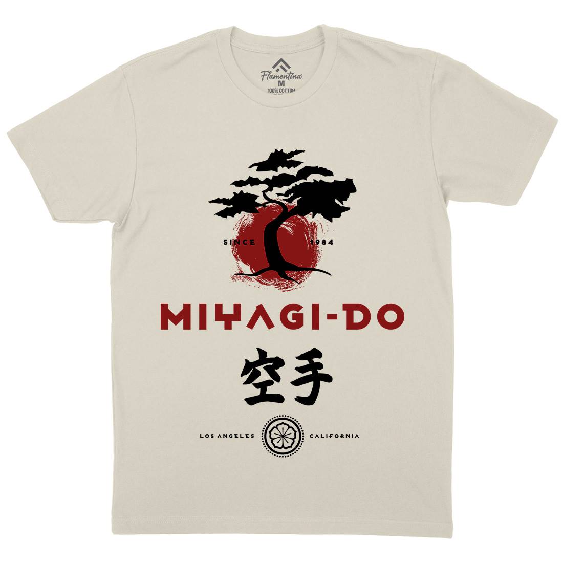 Miyagi Do Karate Mens Organic Crew Neck T-Shirt Sport D237
