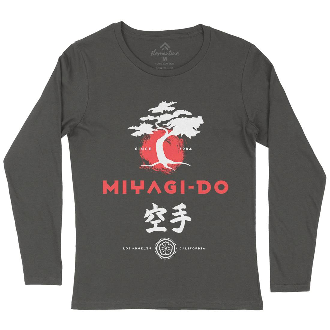 Miyagi Do Karate Womens Long Sleeve T-Shirt Sport D237