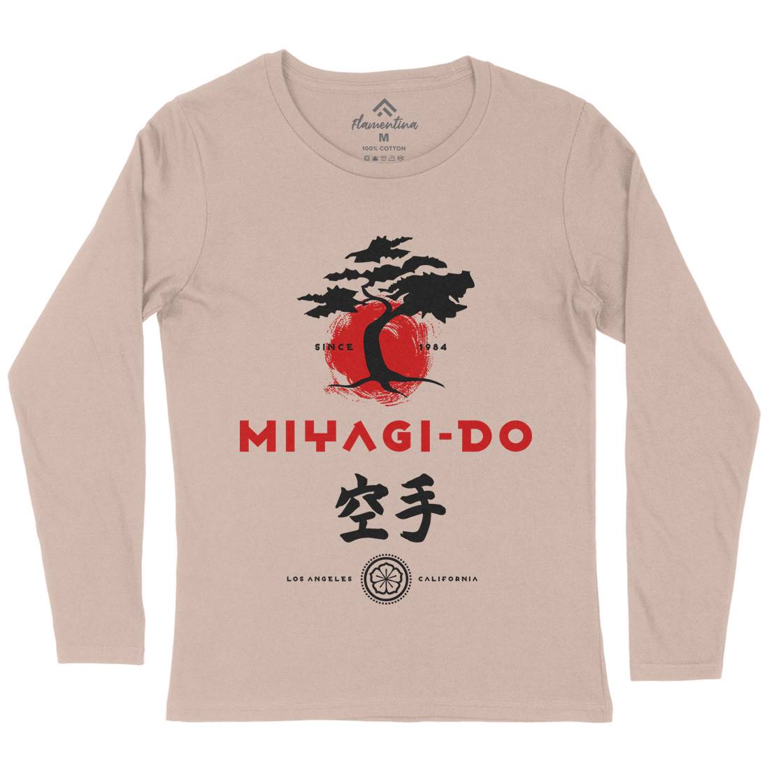 Miyagi Do Karate Womens Long Sleeve T-Shirt Sport D237