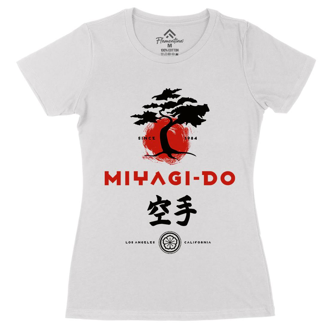 Miyagi Do Karate Womens Organic Crew Neck T-Shirt Sport D237