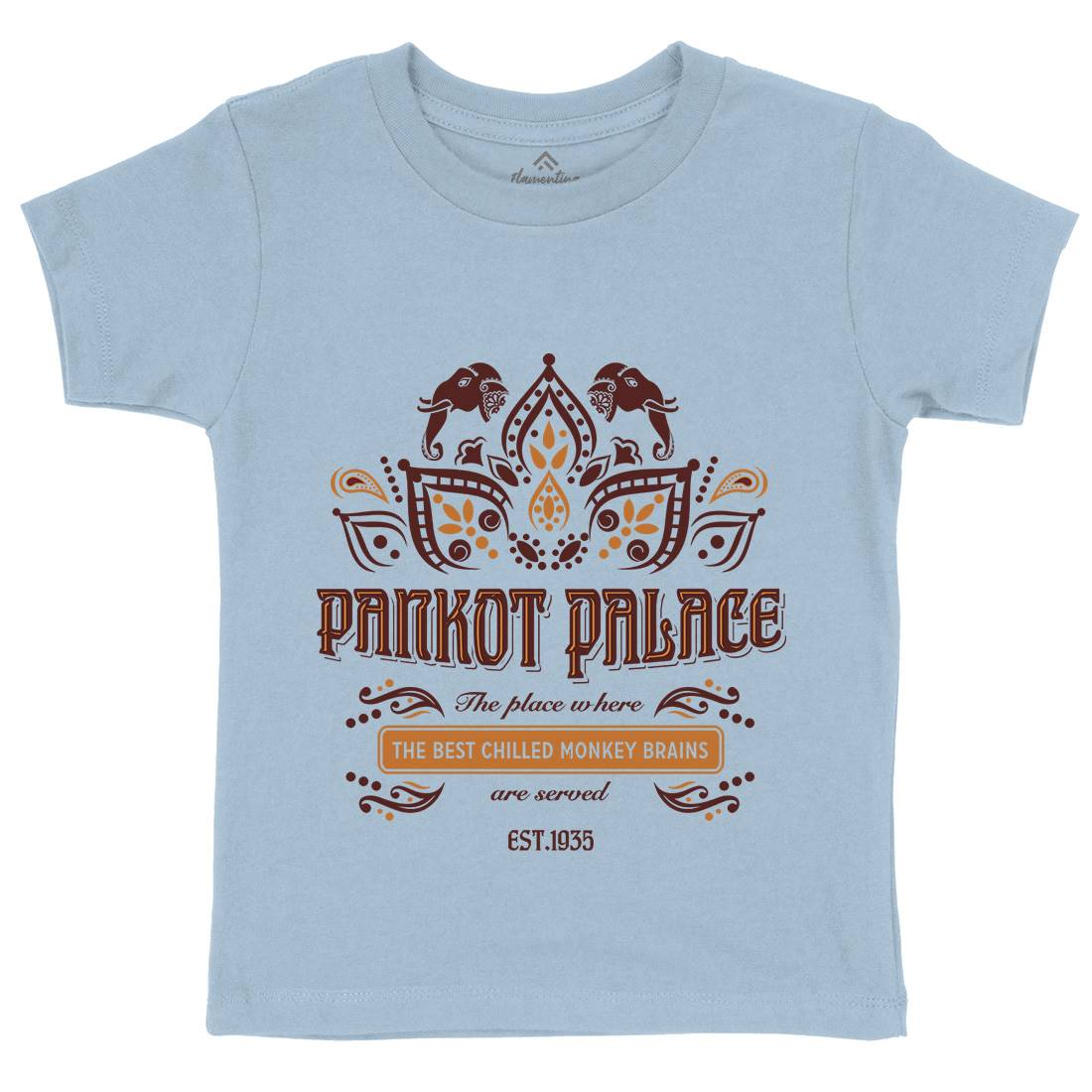 Pankot Palace Kids Crew Neck T-Shirt Retro D238