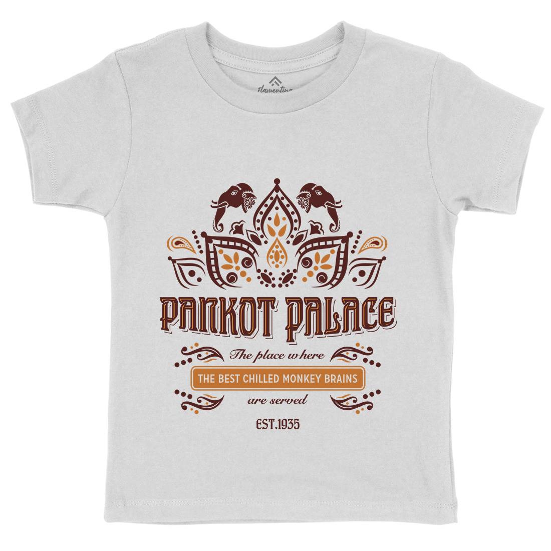 Pankot Palace Kids Crew Neck T-Shirt Retro D238