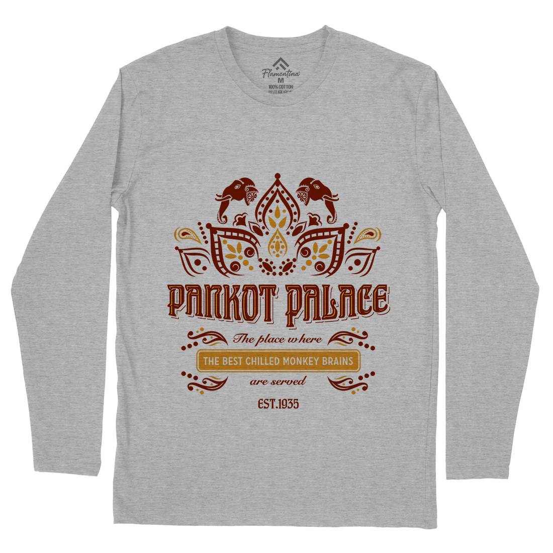 Pankot Palace Mens Long Sleeve T-Shirt Retro D238