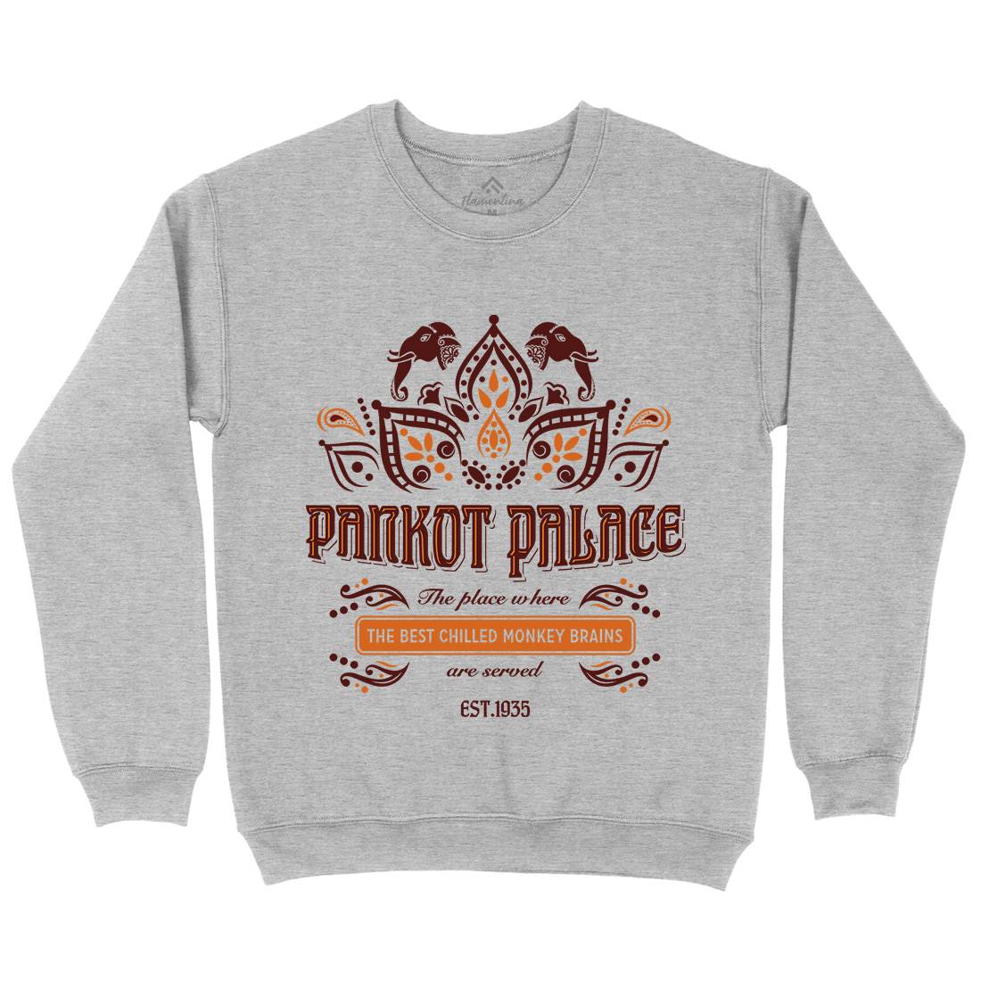 Pankot Palace Mens Crew Neck Sweatshirt Retro D238