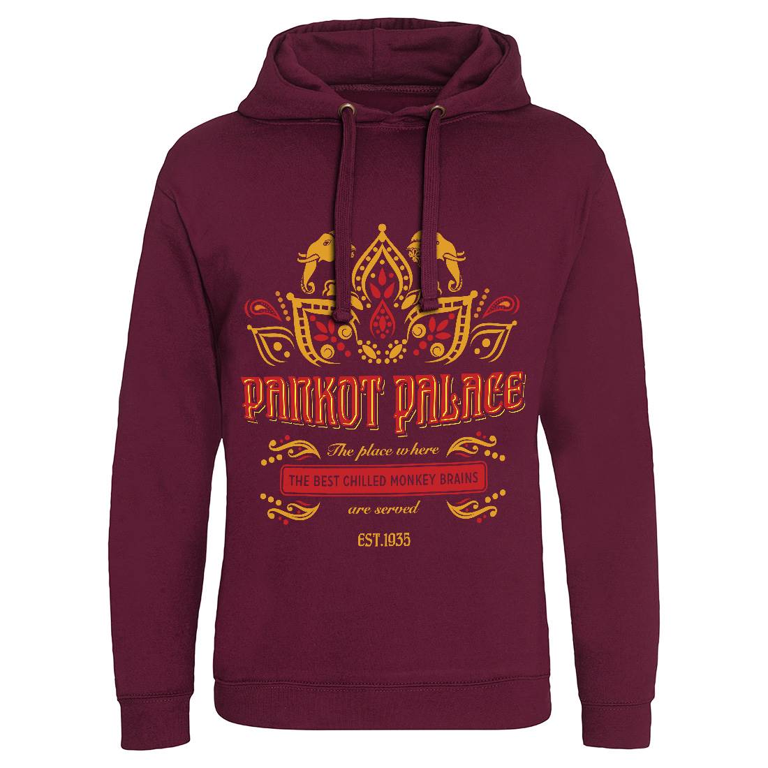 Pankot Palace Mens Hoodie Without Pocket Retro D238