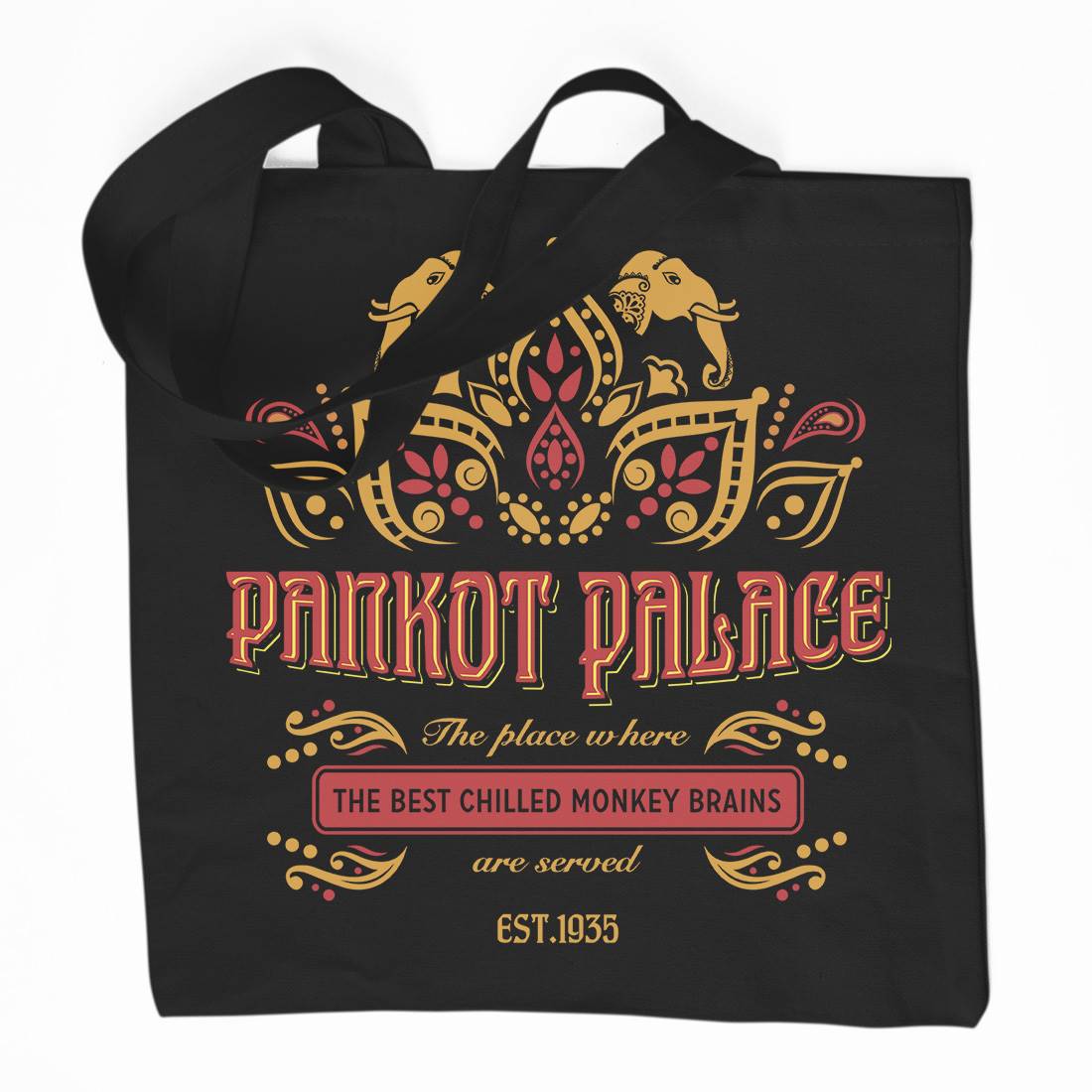 Pankot Palace Organic Premium Cotton Tote Bag Retro D238