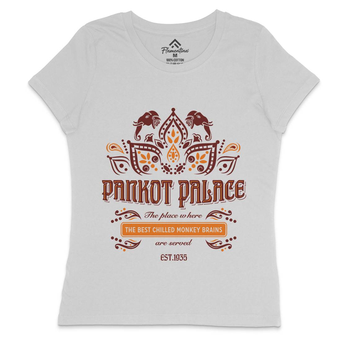 Pankot Palace Womens Crew Neck T-Shirt Retro D238