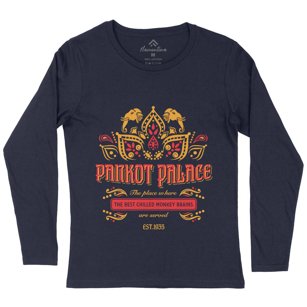 Pankot Palace Womens Long Sleeve T-Shirt Retro D238