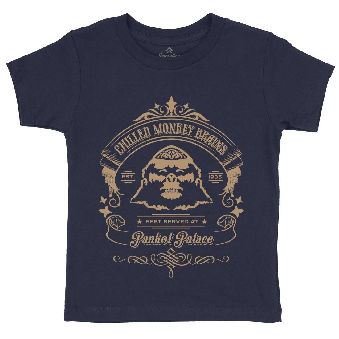 Chilled Monkey Brains Kids Organic Crew Neck T-Shirt Food D239