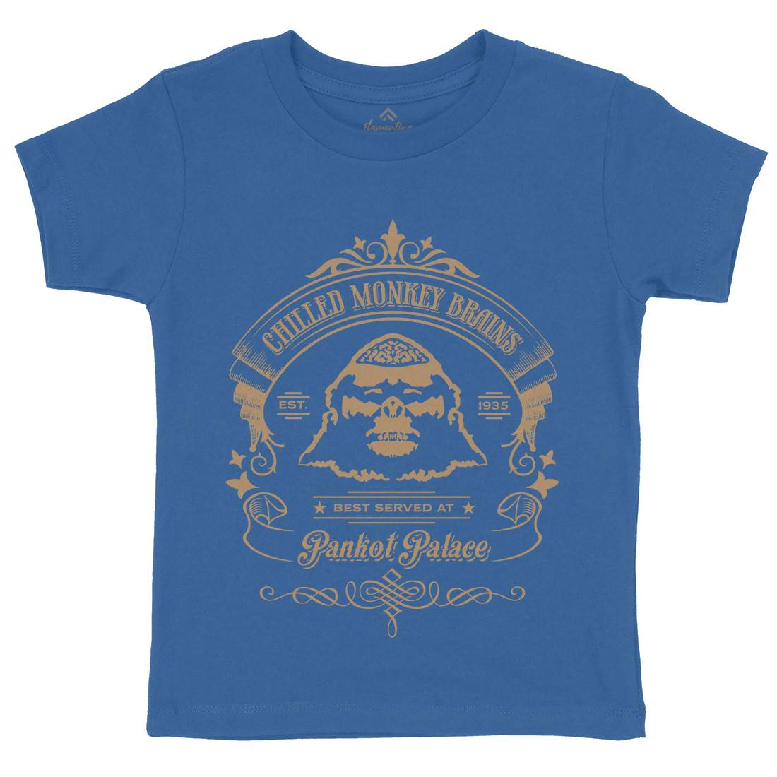 Chilled Monkey Brains Kids Organic Crew Neck T-Shirt Food D239