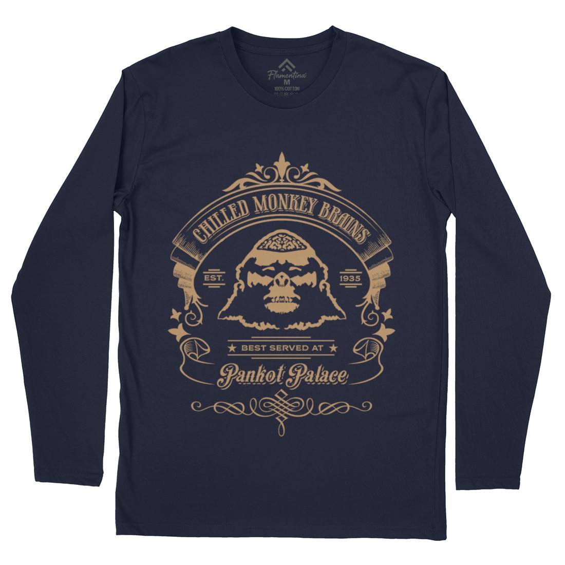 Chilled Monkey Brains Mens Long Sleeve T-Shirt Food D239