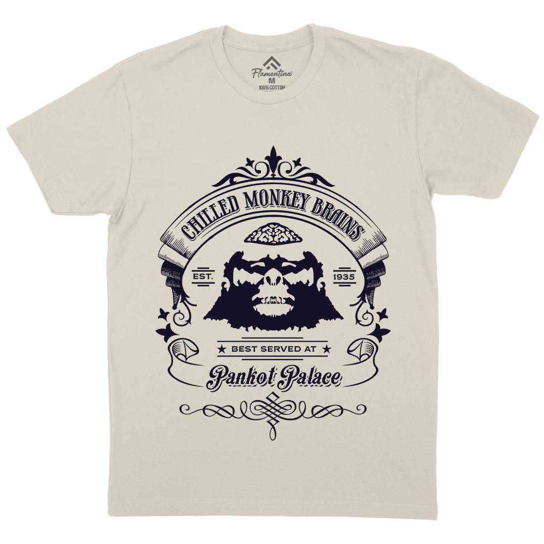 Chilled Monkey Brains Mens Organic Crew Neck T-Shirt Food D239