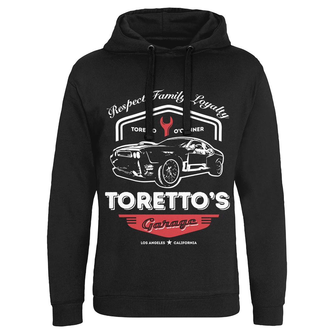Torettos Garage Mens Hoodie Without Pocket Cars D240