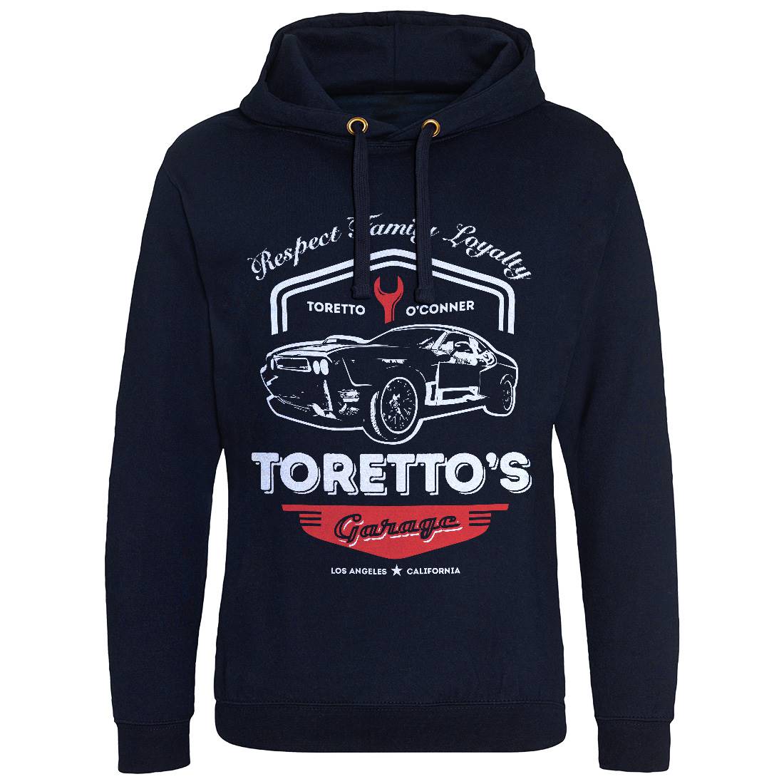 Torettos Garage Mens Hoodie Without Pocket Cars D240