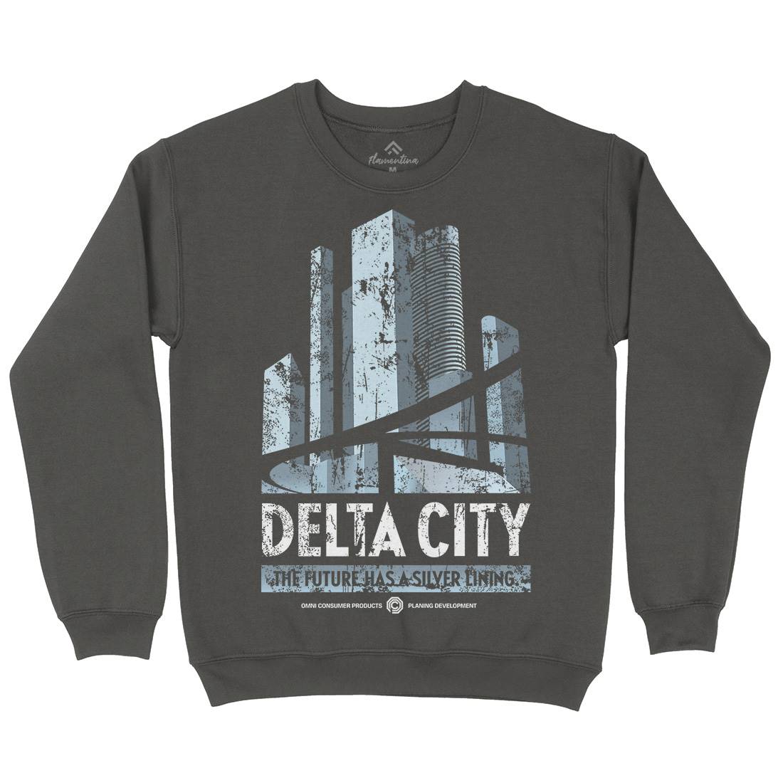 Delta City Kids Crew Neck Sweatshirt Space D243